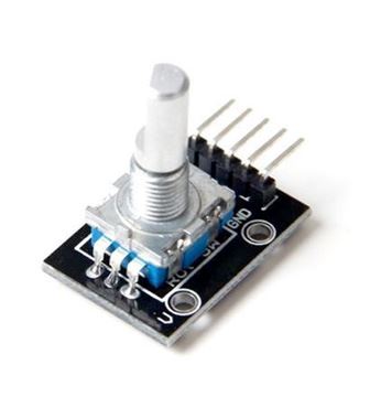 Potenciómetro rotatorio de pulsos (Rotary encoder)