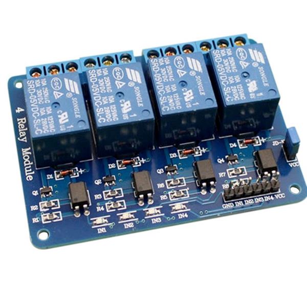 Modulo de relés 4 canales para Arduino