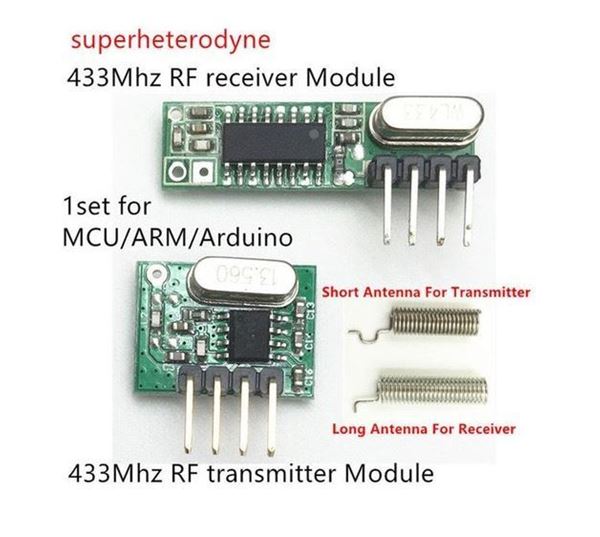 Emisor receptor de 433MHz