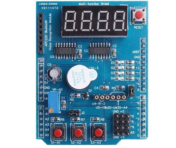 Foto de Shield multifuncional de aprendizaje para Arduino