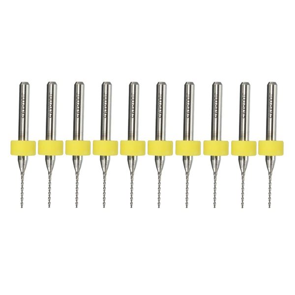 Brocas para placa de circuito 0,8mm, 10uds