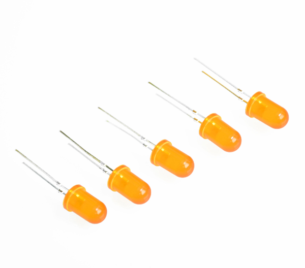 LED amarillo de 5mm, 4,5-30V