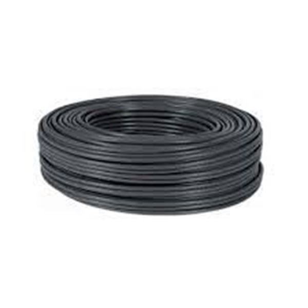 Cable rígido AWG24, hilo de 0,5mmm, 5mts Negro