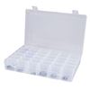 Caja organizadora plástico, 36 compartimentos 27,5x17,5x4,5cm