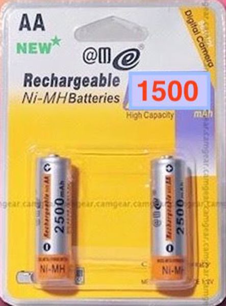 Pilas Recargables 1,2V - 1500mAh