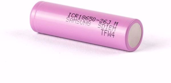 Batería de 3,7V 2600mAh, 18650 ión de litio, recargable SAMSUNG