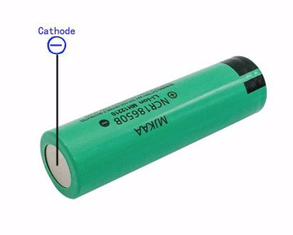 Batería de 3,7V 3400mAh, 18650 ión de litio, recargable