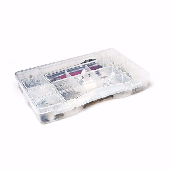 Caja organizadora de plastico, 300x199x46mm