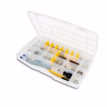 Caja organizadora de plastico, 440x244x49mm