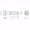 Tornillo M5 de 30mm, con tuerca, 20uds de cada