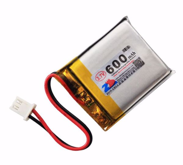 Bateria Lipo 3,7V 600mAh 37x30x5.5mm