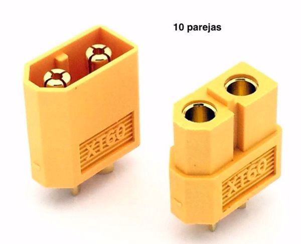 Conectores para Lipo, XT30, M-H (La pareja ) 10uds