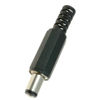 Conector Jack Macho, 2,1x5,5mm, 4uds