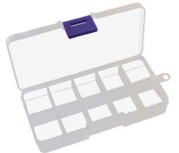 Caja organizadora plástico, 10 compartimentos 127x67x20mm