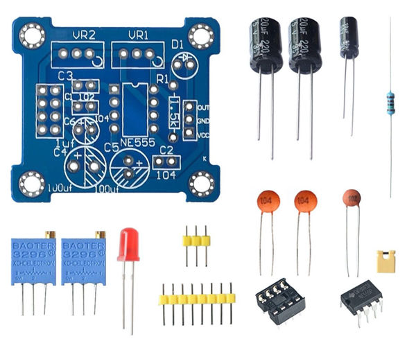 Kit de practicas generador de señales, para montar