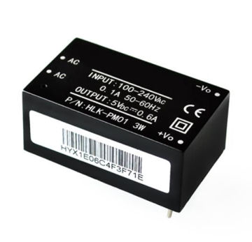 Mini fuente de alimentación AC-DC 220V a 5V HLK-PM01