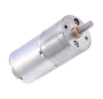 Motor de continua con reductora, 6V 12RPM