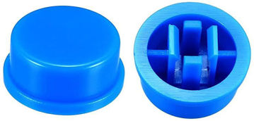 Tapa para Interruptor , 12x12x7.3mm, 5uds, Azul