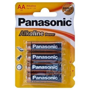 Pilas alkalinas PANASONIC AA (4 uds)