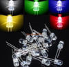 Diodo LED en 5 colores 5mm 20 de cada color, 100uds