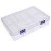 Caja de plástico organizadora para Arduino y componentes, 22,5x15,5x6cm