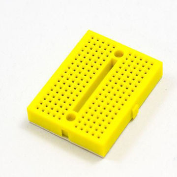 Protoboard de 170 pines (1ud) amarillo