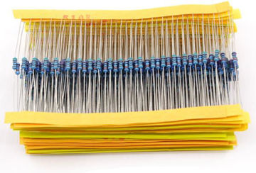 Kit resistencias, 30 valores 600 uds