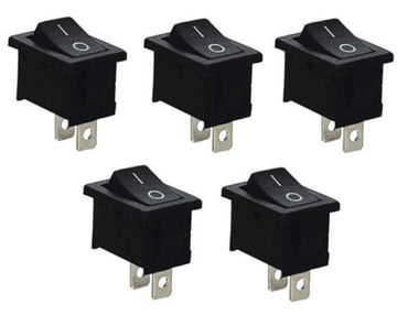 Interruptores 10x15mm, 3A/250V, on/off 50uds