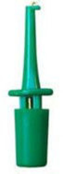 Puntas de prueba 43mm forma de gancho VERDE, 1ud