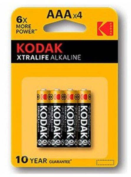 Pilas alcalinas AAA, blister de 4uds