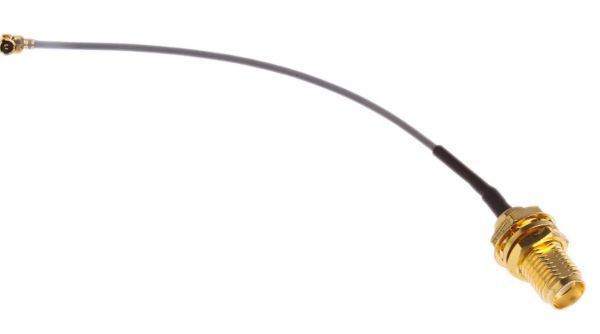 Conector hembra IPEX a SMA para antena