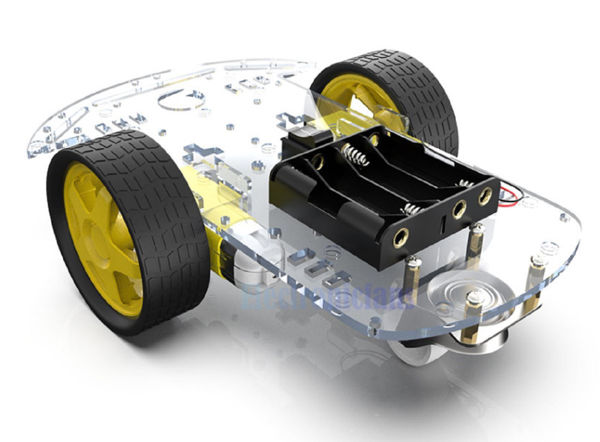 	Kit coche 3WD, chasis sin electrónica