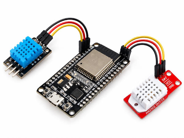 ESP32 mas DHT11 y DHT22