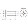 Tornillo Philips M3 x 8mm